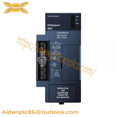 GE FANUC IC694PWR321: Industrial Power Supply Module for PLC Systems