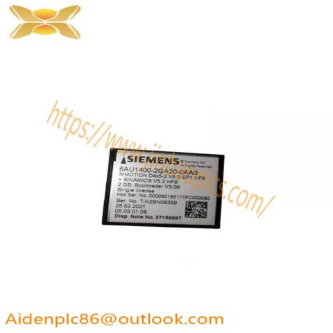 SIEMENS 6AU1400-2QA20-0AA0 Compact Flash Memory Card