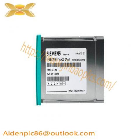 Siemens 6ES7952-0KH00-0AA0, S7-400 Series RAM Memory Card with 8 MB Storage Capacity