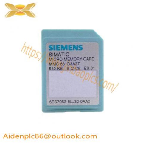 Siemens 6ES7 953-8LJ30-0AA0 Memory Card for Industrial Control Systems
