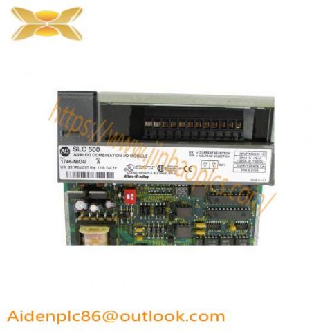 Allen-Bradley 1746-NIO4I Analog Combination Module, Industrial Control Solution