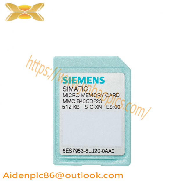 SIEMENS 6ES7953-8LF20-0AA0 Micro Memory Card for Industrial Control Systems