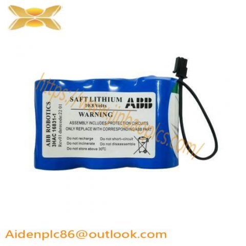 ABB 3HAC16831-1 10.8V & 3HAC13150-1 Battery Pack: High Performance Industrial Power Solution