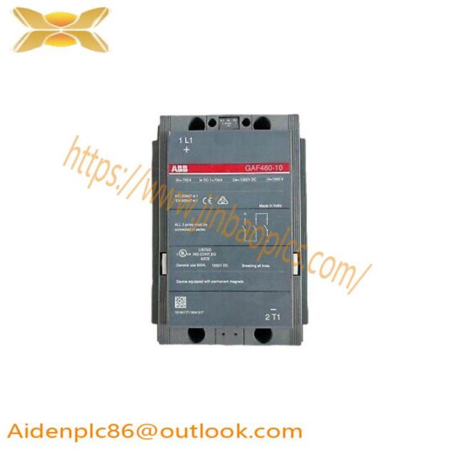 ABB GAF 460-10-11 DC Contactor: A High-Performance Solution for Industrial Automation