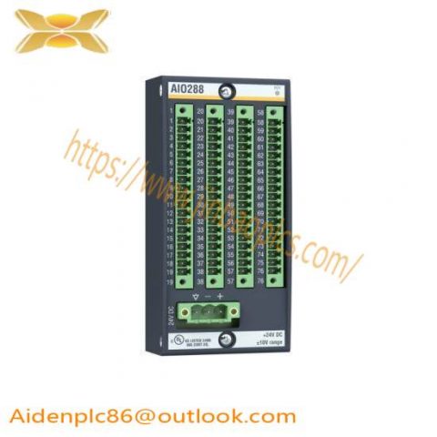 Bachmann PLC AIO288/1 - Advanced Analog Input/Output Module