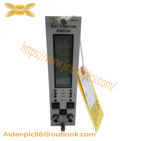 Bently Nevada 3300/15 Dual Vibration Monitor Module - Advanced Sensor Technology for Industrial Control