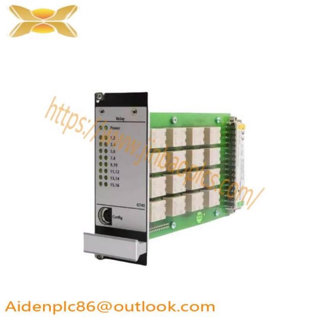 EMERSON A6740 Relay Output Module for Industrial Control Systems