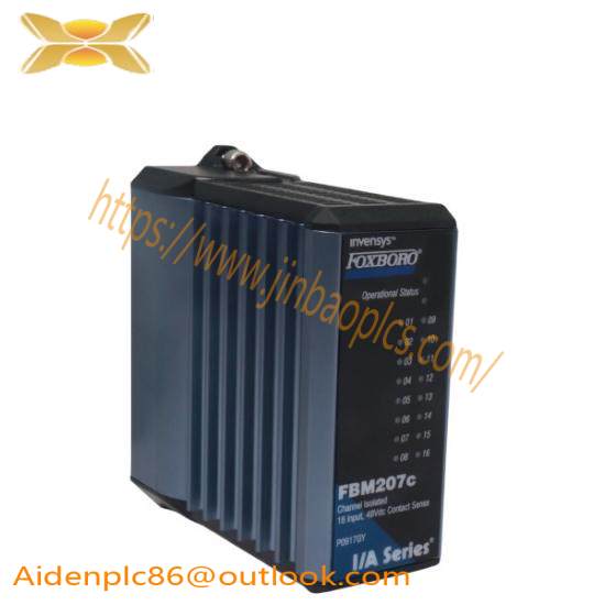 Invensys Foxboro FBM207 CP0917MF: 16-Channel Voltage Monitor, Precision Control for Industrial Automation