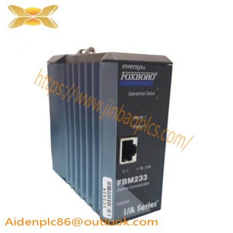 FOXBORO FBM233, Model P0926GX - Precision Control Module for Industrial Automation