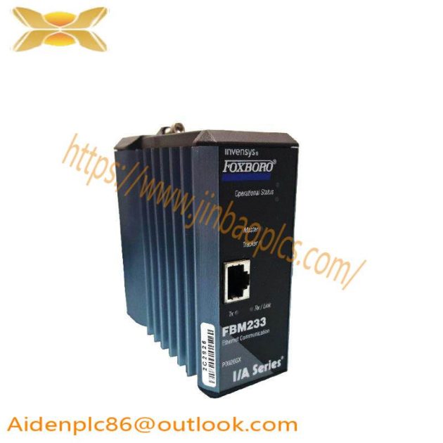 FOXBORO FBM233, Model P0926GX - Precision Control Module for Industrial Automation