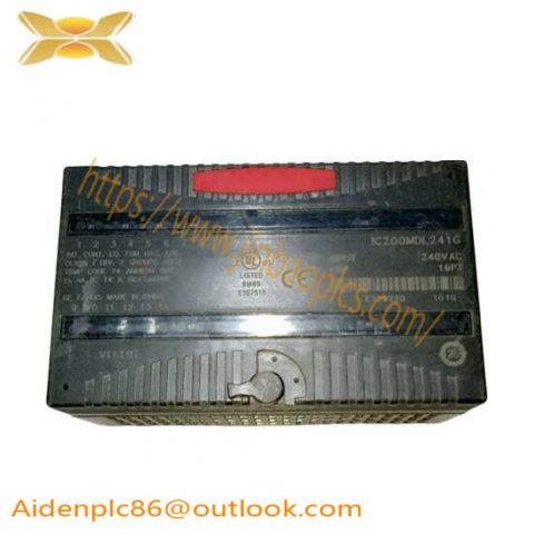GE Fanuc IC200MDL241 Discrete Input Module: Control System Innovation for Your Operations