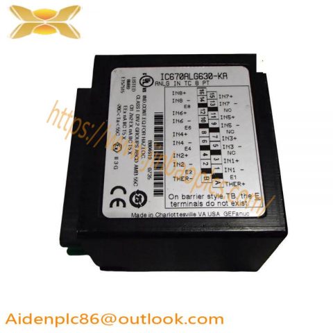 GE Fanuc IC670ALG630 Analog Input PLC Module - Precision Control for Industrial Automation