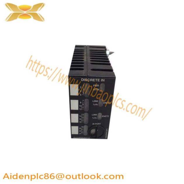 GE IS220PPDAH1A REV E - Industrial PLC I/O Pack, High Performance, Precision Control