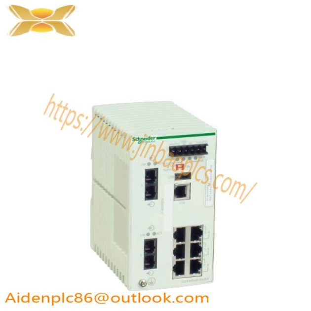 Schneider TCSESM083F2CU0 Industrial Ethernet Switch: 8-Port Network Hub