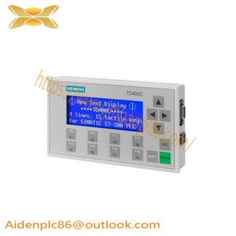 SIEMENS 6AV6 640-0AA00-0AX0 - TD400C Text Display for Industrial Automation