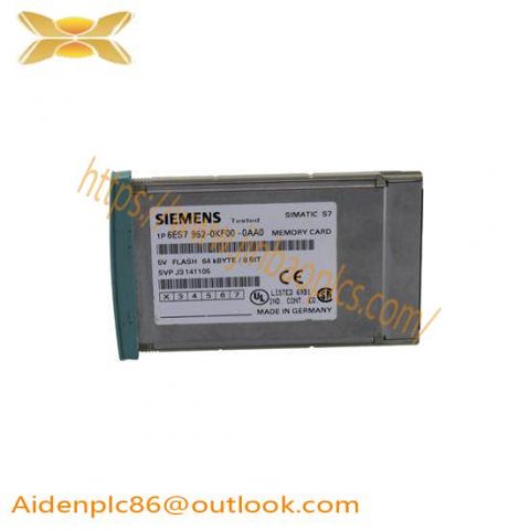 SIEMENS 6ES7952-0KF00-0AA0 Memory Card: Precision Control, Efficient Data Handling