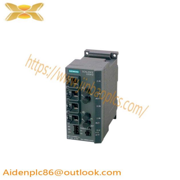 SIEMENS SCALANCE X204-2 Managed IE Switch, 6GK5204-2BB10-2AA3