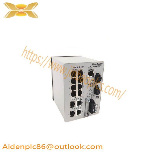 AB Electronics 1783-BMS10CA 8 Copper 10/100 Port Industrial Ethernet Switch