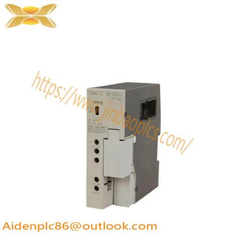 SIEMENS 6ES5935-8ME11 Power Supply Module: Advanced Industrial Control, Precision Engineered