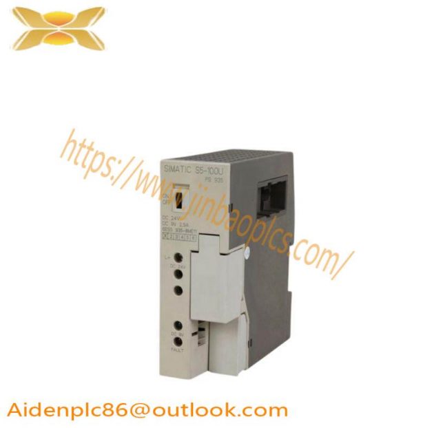 SIEMENS 6ES5935-8ME11 Power Supply Module: Advanced Industrial Control, Precision Engineered