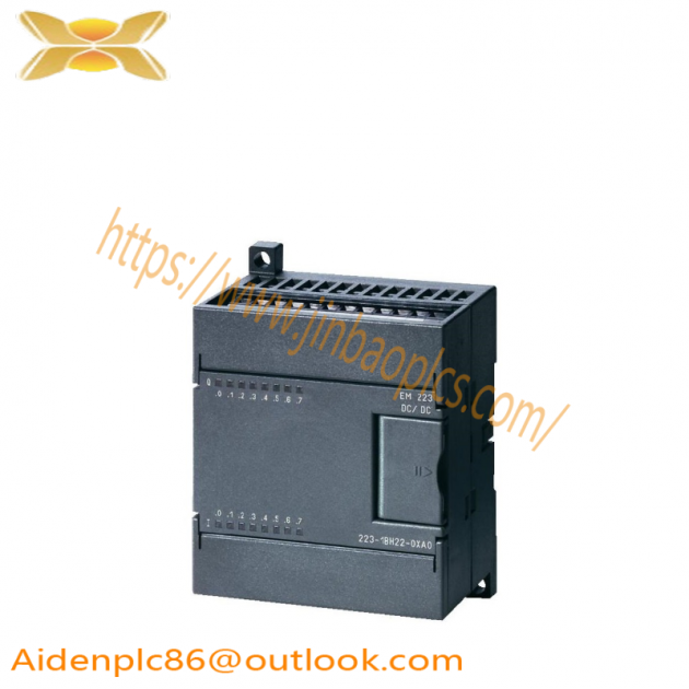 SIEMENS 6ES7223-1BH22-0XA0 EM223, Digital I/O Module, 8 Input/8 Output, 24V DC, 0.75A per Channel