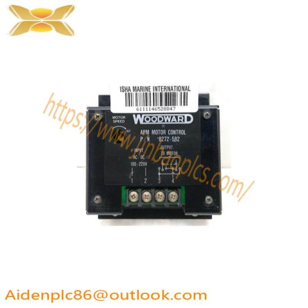WOODWARD 8272-582 Speed Plate APM Motor Control - Precision Drive Solution