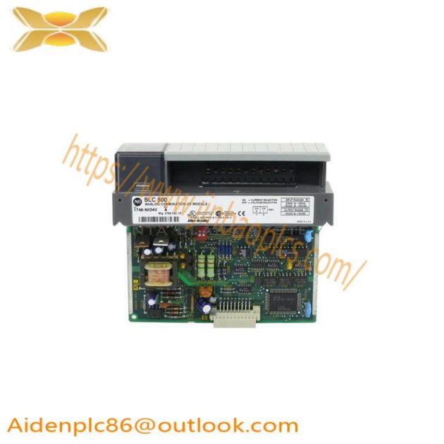AB 1746-NIO4V Input Output Module, Allen-Bradley Programmable Logic Controller