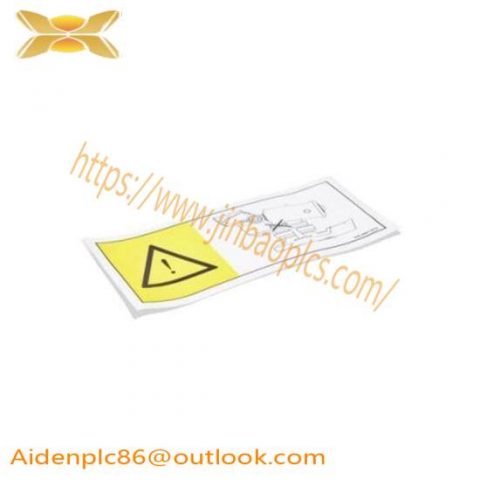 ABB 3HAC020611-001 Robotic Warning Label, Safety & Automation Solutions