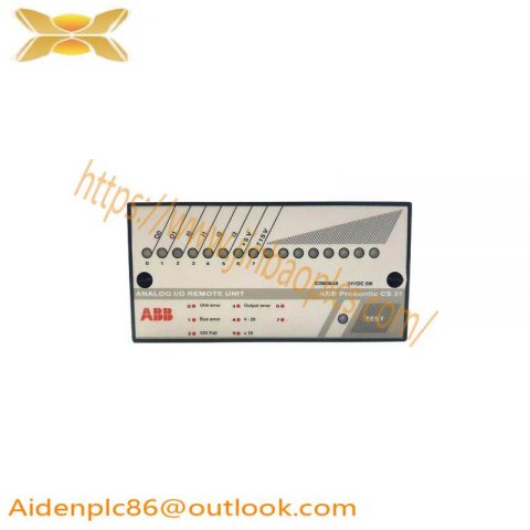 ABB ICSM06A6 FPR3350601R1062 - Remote Analog I/O Unit for Industrial Automation