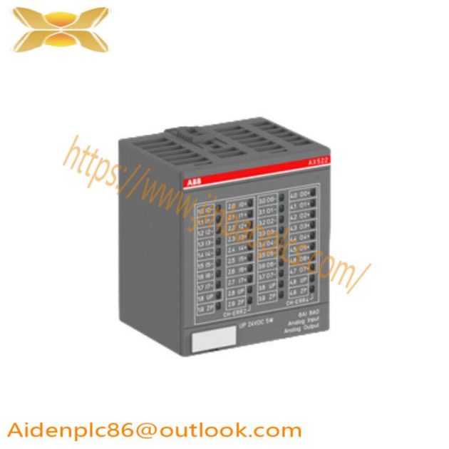 ABB AX522 8AI/8AO Power Supply Module: High-Performance, Versatile PLC Component
