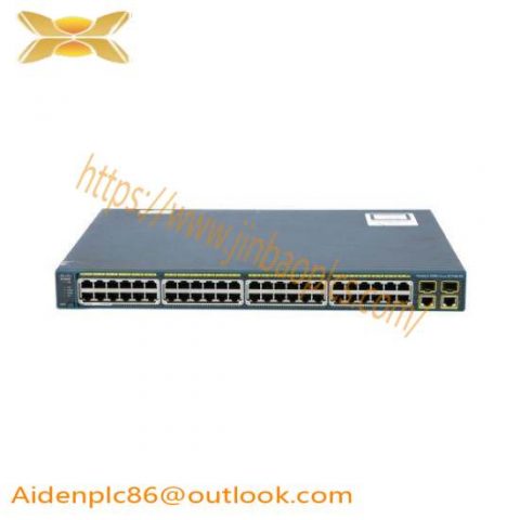 Cisco WS-C2960-48PST-S Managed Switch, PoE+, Industrial Control
