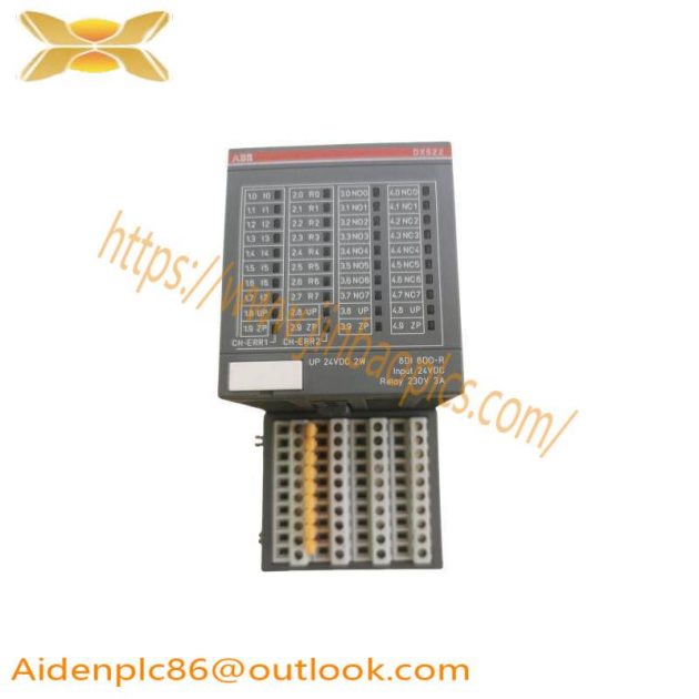ABB DX522 Digital I/O Module: 8 Digital Inputs, Precision & Reliability in Industrial Automation