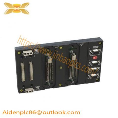 Foxboro FCP280 RH924YF Vertical-Mounted Baseplate - Industrial Control Module