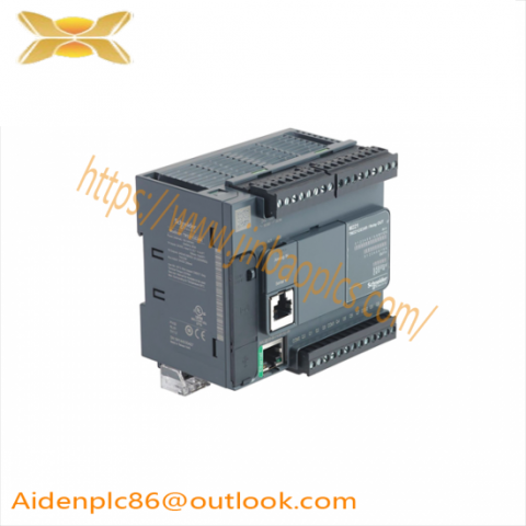 SCHNEIDER TM221CE24R - Modular PLC Controller, M221, 24I/O, Relay & Ethernet Interface