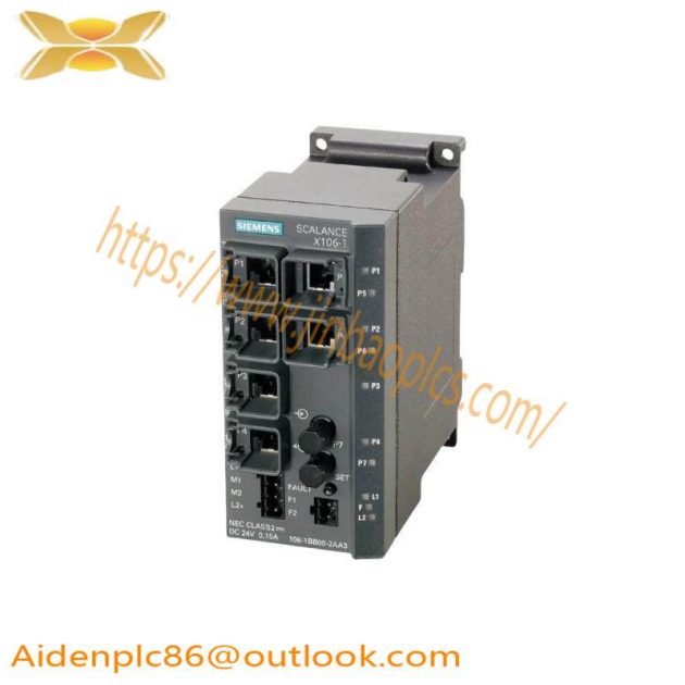 SIEMENS Scalance 6GK5106-1BB00-2AA3 Industrial Ethernet Switch, Compact & Reliable Network Solution