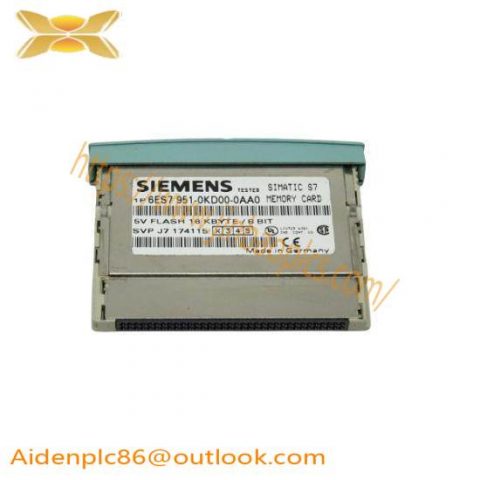 Siemens 6ES7 951-0KD00-0AA0 Flash Memory Module for Industrial Automation, Compact Design & High Reliability