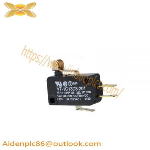Honeywell V7-1C13D8-201 SPDT Roller Lever Microswitch 15 A, V7 Series - Advanced Control for Industrial Applications